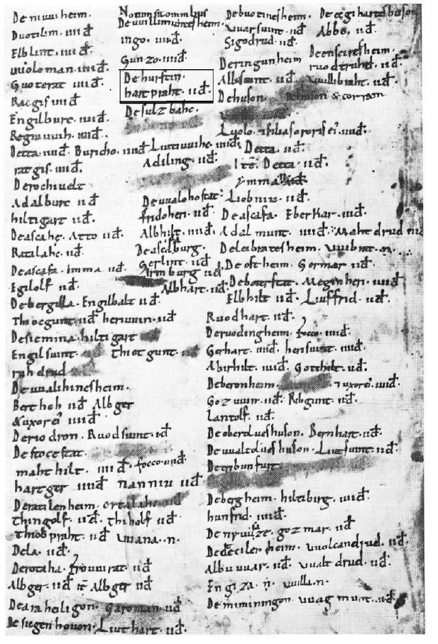 Evangelienhandschrift der Abtei Seligenstadt 830